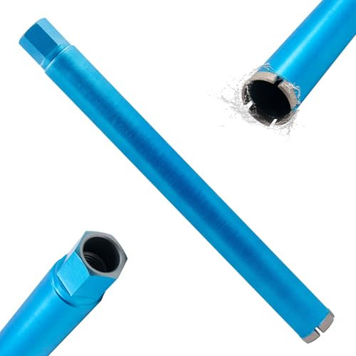 HBKEEN Laser Welded Diamond Core Drill Bit 1¼ Inch UNC Wet Drill Bit Diameter 52 mm L 450 mm