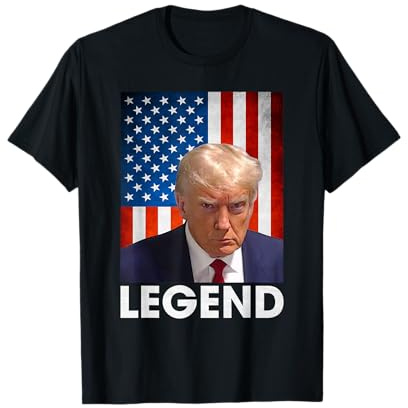 Donald Trump 2024 President Legend American Flag T-Shirt