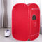 Sauna à Vapeur Sauna Pliable, Sauna Infrarouge Portable, Home Sauna avec Télécommande et Steamer (80 * 80 * 135cm-Rouge)