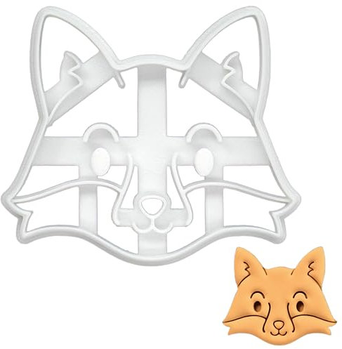 BAKERLOGY Baby Fuchs Ausstechform - Detailliertes Keksausstecher-Design zum Backen und Basteln, ideal für Fondant, Teig, Ton