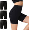 IceCony Radlerhose Damen Kurz für Kleid Kurze Leggins Unter Kleid Boxershorts Leggings Schwarz Blickdicht Laufhose Trainingshose Reibungslos Tennishose Outdoor Biker Unterhosen Fahrradhose XS 3er Pack