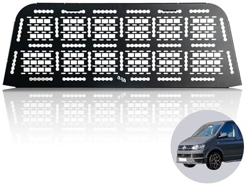 040 Parts Molle Board für VW T5 T6 T6.1 Fahrradträger Gepäckträger Offroad Zubehör – kompatibel mit original Heckträger Logo