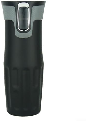 HEBEOT Autoseal Reisebecher aus Edelstahl, Thermobecher, isolierter Edelstahl-Reisebecher für heiße Getränke, 473 ml, 6,7 x 6,5 x 20,5