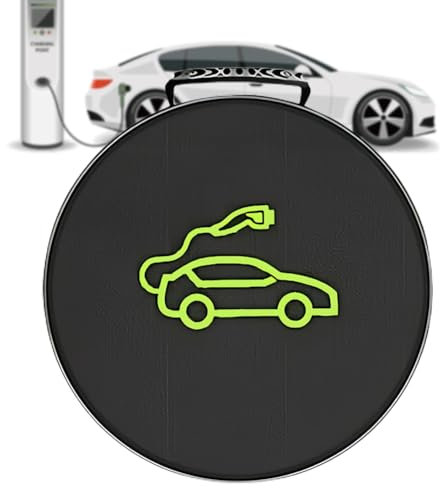 Round-A EV Charging Cable Storage Bag - Waterproof Car Charger Organizer for Plugs, Sockets, Equipment