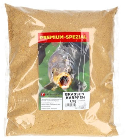 A&M Angelsport Brassen Karpfen 2,5 kg Grundfutter Fertigmischung Feedern