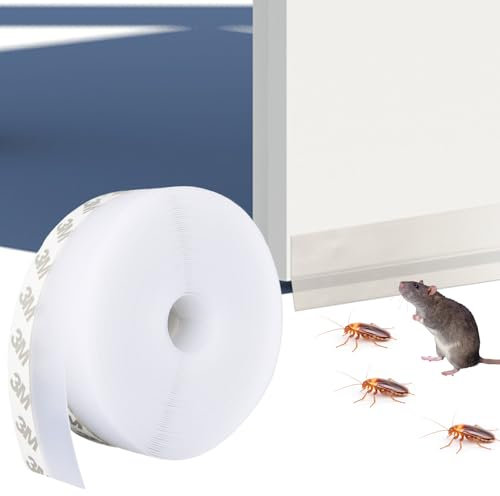 ACTOYS Sigillante Autoadesivo 10m, Paraspifferi Finestre Utilizzato in Camera da Letto, Cucina, Bagno, Soggiorno, Antivento, Antipolvere, a Prova di Umidità, Isolamento Acustico (trasparente)