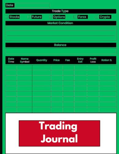 Trading Journal: Record Your Trades, Optimize Performance, Monitor Market Trends, and Achieve Consistent Success in Stocks, Forex, and Crypto