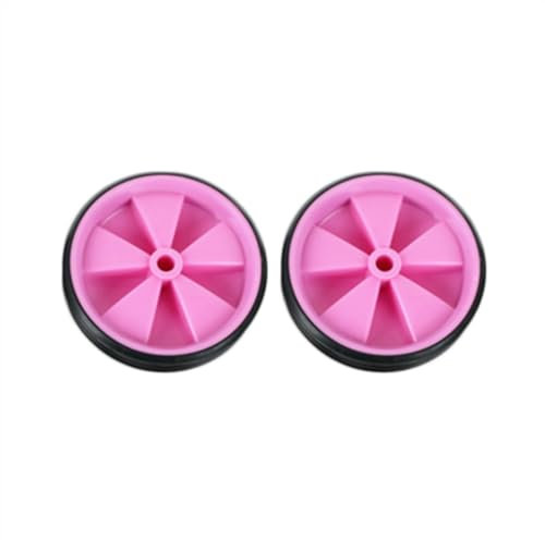 LYHYDMA Stützräder 1 Paar Kinder Fahrrad Rad Stützräder Fahrrad Zubehör Universal for 12-20 Zoll Fahrrad Stumm Flash Hilfs Rad.(Pink)