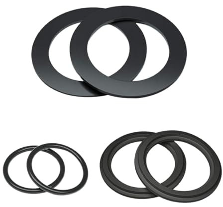 OHREN 6 pièces de Rechange, Bagues en O, Rondelles avec Joint Torique, Grand Assortiment pour Vannes de 10745, 10262, 10255, Compatible avec Tuyau Piscine, Raccord et Pompe à Eau