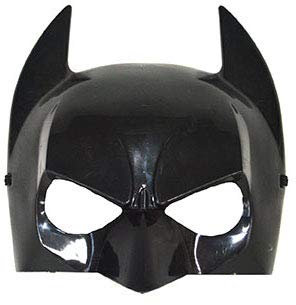 LP Divertissements Demi-Masque de l'homme Chauve-Souris Noir