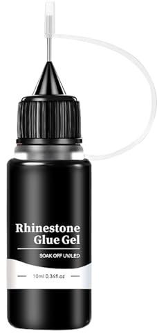 Colla per unghie | 10 ml di colla per strass ad asciugatura rapida, forte adesivo 3D, accessorio di design per principianti, viaggi a casa, uso salone