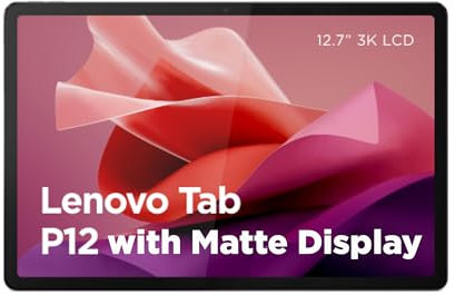 Lenovo Tab P12 Android Tablet | 12 inch 3K LTPS Matte Display | 128GB | Wi-Fi 6 | 8GB RAM Tab Pen Plus | Sage (Renewed)