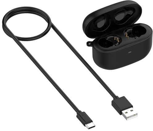 JOYSOG Funda de carga magnética para auriculares Sony LinkBuds S con cancelación de ruido, funda protectora, estación de carga