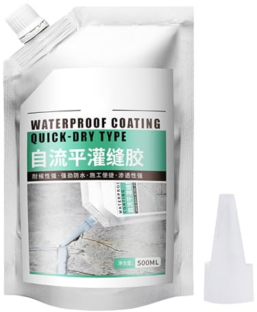 Mastic de fissure pour béton - 500 ml - Colle haute résistance à séchage rapide - Colle imperméable pour la réparation de tuiles de sol, de toit, mastic pour des fixations