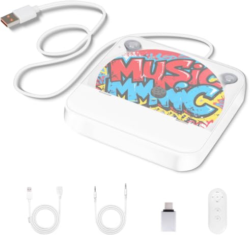 Lettore CD esterno per auto con connessione USB/AUX, Plug & Play | Design resistente agli urti | Ampio spettro di applicazioni | Compatto e portatile | Adatto per laptop