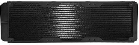 ASHATA Water Cooling Radiator,120mm/360mm 18 Tubes Thread Water Cooler Radiator for PC Computer Water Cooling(360mm)