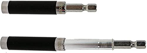 YATO Magnetic Screwdriver Bit Holder Self Retractable Guide Sleeve 120mm (YT-04671)