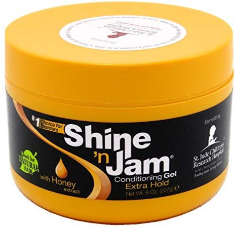 Shine N Jam Conditioning Gel Extra Hold 8 Ounce (Pack of 3)