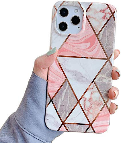 Imikoko iPhone 11 Pro Max Hülle Marmor, weiche TPU matte Marmor Hülle, schützende stoßfeste Anti-Kratz-Hülle für iPhone 11 Pro Max 6,5 Zoll