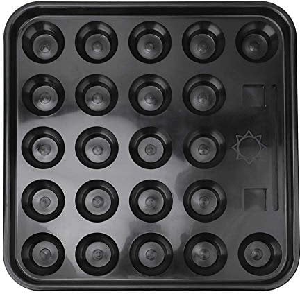 Alomejor Pool Ball Tray Plastic 22 Balls Billiards Ball Table Storage Tray Snooker Ball Storage Case Holding