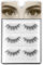 3D Mink False Eyelashes Natural Look Reusable Fake Lashes Volume Fluffy Soft Strip Lashes 3 Pairs No Glue