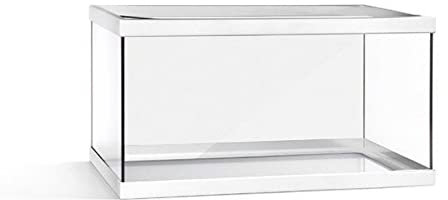 Akkua Acuario pecera 100, 130litros (100x30x45, Blanco,Cristal Transparente)