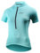 CATENA Radtrikot Damen Kurzarm Fahrradtrikot Moutainbike Tops Fahrradshirt Bikeshirts MTB Rennrad Radsport Bekleidung Atmungsaktiv Schnell Trocknend Einfarbig Cycling Jersey für Frauen, Hellblau, M