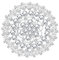 KristLand Braut Blume Brosche Corsage Vintage Braut Kristall Brosche Art Deco Hochzeit Mode Glam Sparkly Strass Seidenschal Engagement Party Geschenk für Frauen