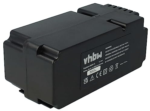 vhbw Battery compatible with Yard Force NX60i, NX80i, NX100i, SA1000, SA500ECO, SA500, SA1500 Robotic Lawnmower Lawnmower (4000mAh, 25.2 V, Li-Ion)