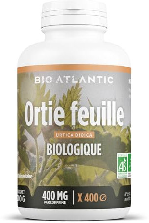 Ortie Partie aérienne Bio - Urtica dioica - 400 mg - 400 Comprimés