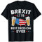 Brexit 1776 4. Juli patriotische amerikanische Flagge Feier T-Shirt