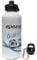 LolaPix Bouteille d'eau pour bébé. Bouteille personnalisée. Bouteille d'eau pour enfants. Bouteille en aluminium personnalisée. Avec 2 bouchons. Football