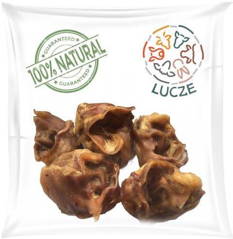 Lucze, Schweineohrmuscheln für Hund 5kg, Schweineohren Hunde, Kauartikel für große und kleine, natürlicher Kausnack ohne Chemie und Getreide, Eigenherstellung