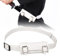 Katana Schwerthalter mit Gürtel, Leder Schwert Holster Renaissance, Mittelalterlicher Kunstledergürtel für Nachstellungen, Cosplay und Samurai-Enthusiasten, Weiß Schwertgürtelhalter (Weiß)