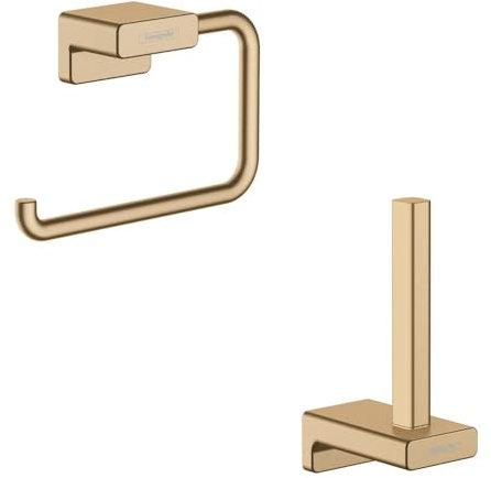 Hansgrohe Porte-Papier WC AddStoris + Réserve Porte-Papier Bronze brossé