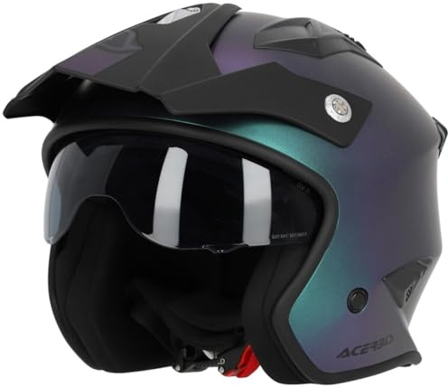 ACERBIS CASCO JET ARIA METALLIC CHAMELEON M