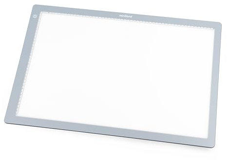 Miniland A2 Ligthpad. Tablero de luz de tamaño A2 para recursos translúcidos.