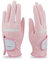 Golfhandschuhe Pack 1 Paar Frauen Golfhandschuhe Pink Micro Weichfaser Atmungsaktive rutschfeste linke und rechte Hand Sporthandschuhe Frauen Golfhandschuhe Damen ( Color : Pink , Größe : 18 Medium )