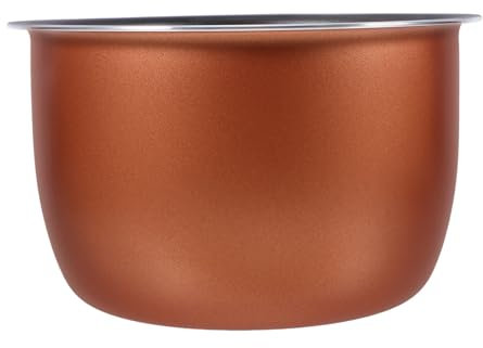 PRETYZOOM Aroma Rice Cooker Pot Replacement 2L Instant Slow Cooking Pot Inner Aluminum Pot Electric Rice Cooker inside Pot Alloy Cake Baking Bowl