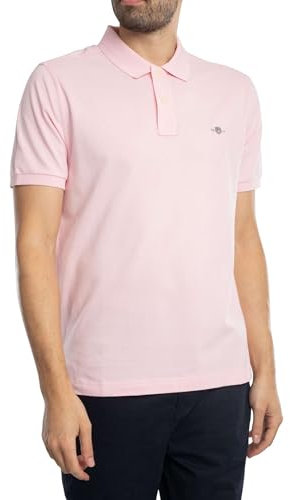 GANT Reg Shield SS Polo piqué pour Homme, Rose, M