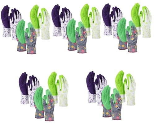 BESPORTBLE 15pairs Warm Gloves Women Gardening Work Gloves Men Construction Safe Work for