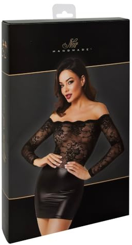 Noir Kleid, Schwarz, L