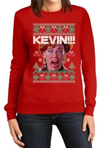 Kevin - Allein Zu Haus! - Lustiges Weihnachtsdesign für Feiertagsfans Frauen Sweatshirt