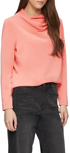 s.Oliver Scuba-Sweatshirt mit Wasserfallkragen