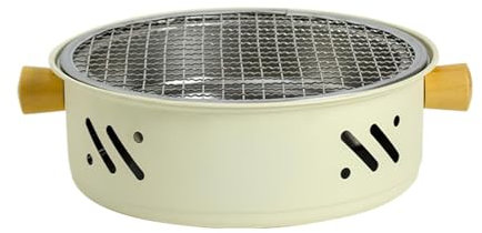 Tragbarer Tischgrill, Tischgrill, Grill, tragbarer Holzkohlegrill, Campinggrill für Geräte, rauchfrei, antihaftbeschichtet, für Zuhause und Tisch