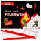 Stadt Land Feuerwehr by snaPmee - Geschenk für Feuerwehrmann & Feuerwehrfrau - Quiz Spiel mit 50 Blatt Din-A4
