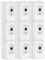 9 Pièces X5 Omni Sacs à Poussière de Rechange pour ECOVACS DEEBOT X2/ X2 Omni/ X2 Pro/ T30S Care / X5 Pro Omni/ DEX86/ T30S AI/ T30S Pro Omni Aspirateur Robot, Accessoires de Sacs à Poussière Jetables