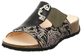 Think Mizzi Damen chromfrei gegerbte nachhaltige Pantolette, Multicolour/Kombi 9230, 41 EU
