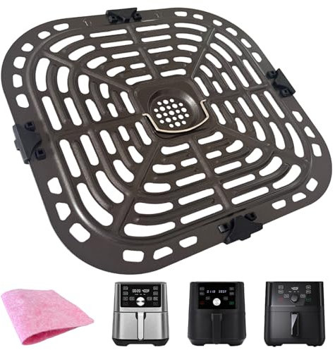 GSZN Air Fryer Grill Plate for Instants Pot Vortex Plus 6 in 1 6QT XL Air Fryers, Premium Air Fryer Grill Pan Crisping Plate Rack Tray Insert Grate Grid Shelf for Instants Air Fryer, Dishwasher Safe