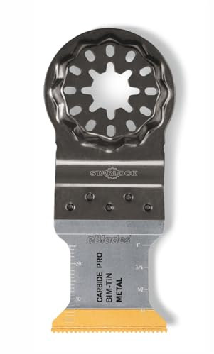 Starlock Multi Tool Blade 32mm x 40mm – Coated Extreme Carbide Blade for Ferrous Metals, Stainless Steel, Bricks & Cement Boards – Compatible with Bosch, Makita, Milwaukee & More (1)
